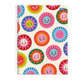 Spiral Notebook (Sunburst Pattern, 8.5″×11″, 160 hojas)