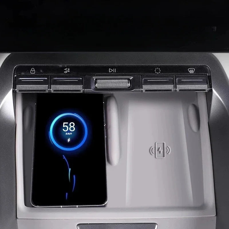 Center Console Wireless Charging Pad Silicone Mat for ZEEKR 7GT